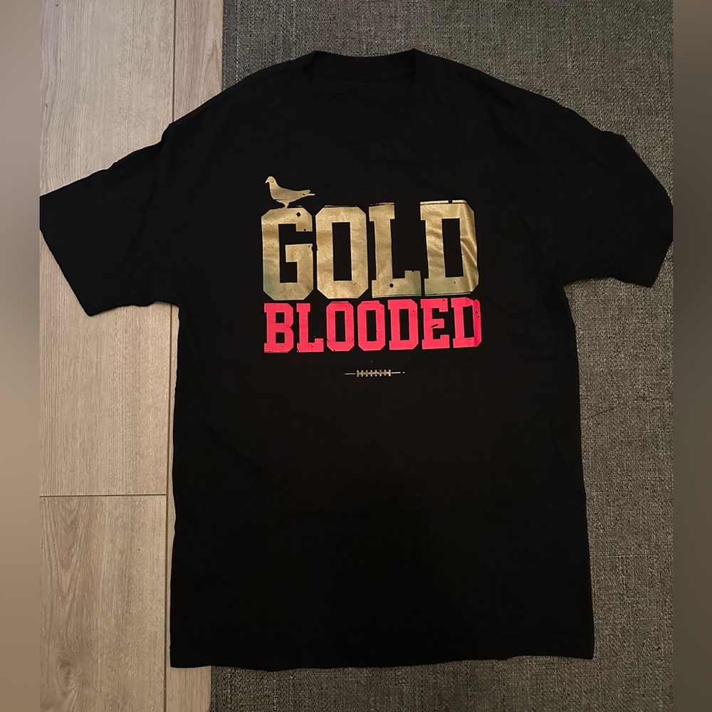 ADAPT- Black and Gold Graphic Men's T-Shirt